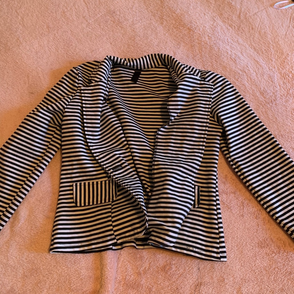 Black & white blazer